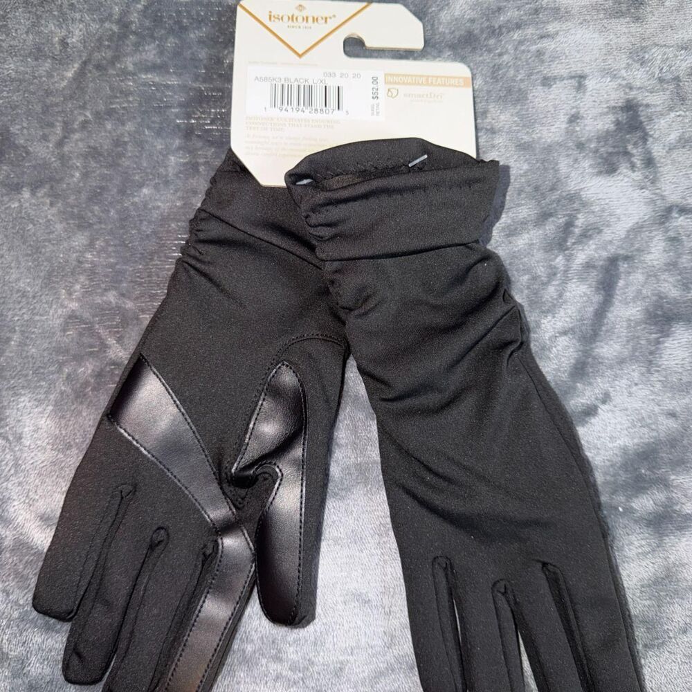 Totes-isotoner Women's Black Gloves